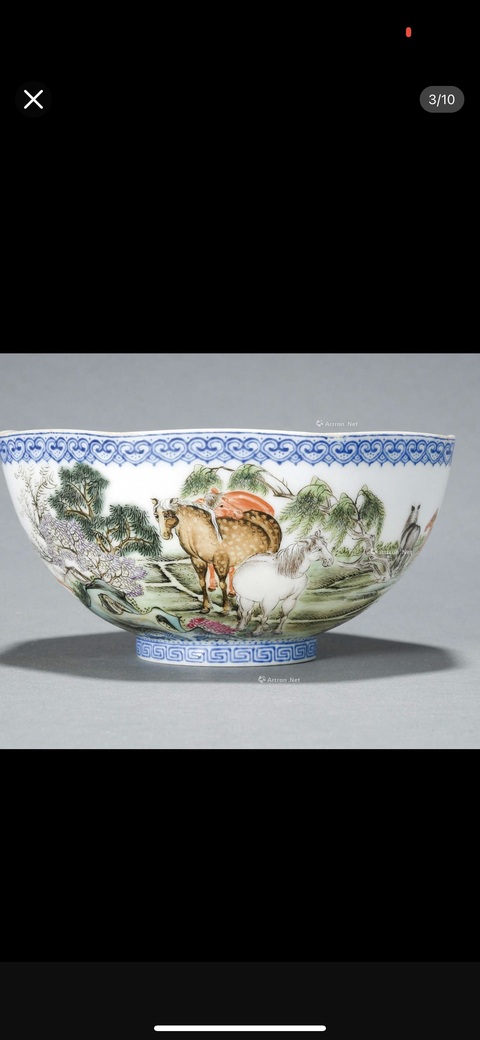 古玩陶瓷碗真品鑒賞圖