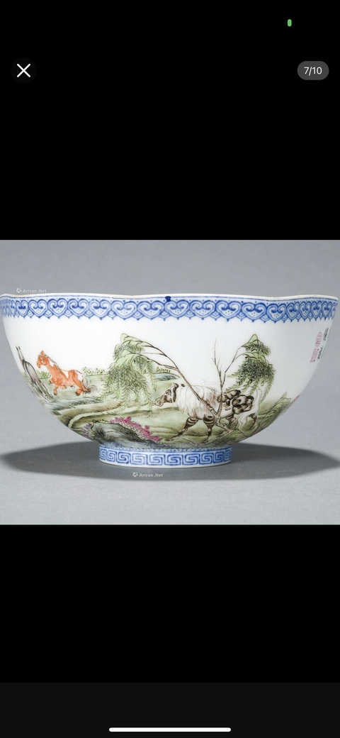 古玩陶瓷碗真品鑒賞圖