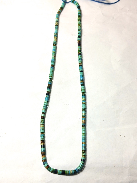 古玩玉器綠松石珠串真品鑒賞圖