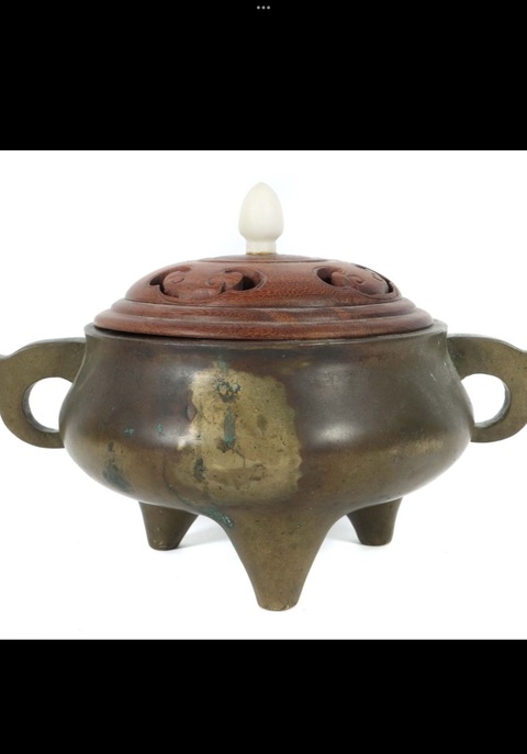 古玩銅器爐子真品鑒賞圖