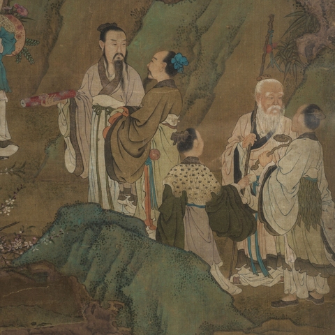 古玩字畫神仙游真品鑒賞圖