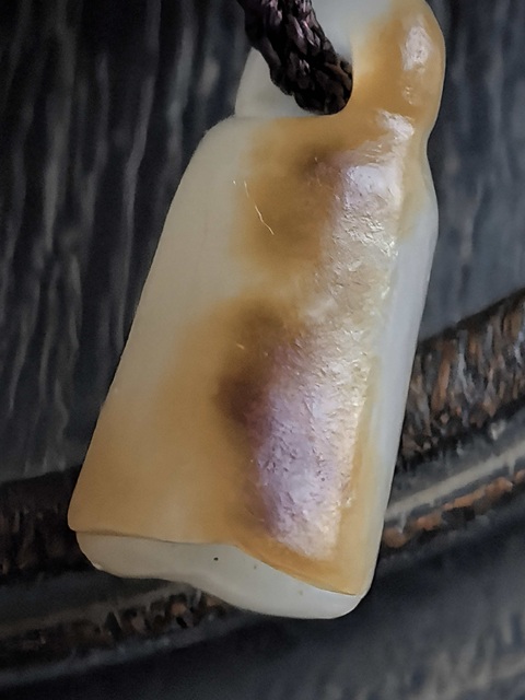 古玩玉器玉鐘墜真品鑒賞圖