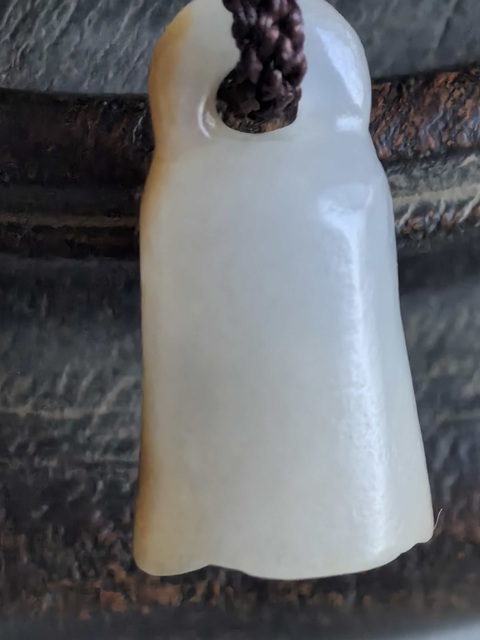 古玩玉器玉鐘墜真品鑒賞圖