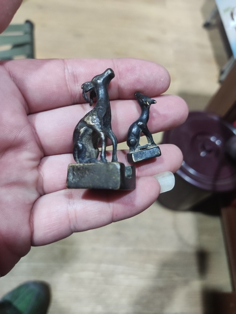 古玩銅器銅子母印真品鑒賞圖