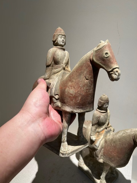 古玩陶瓷北魏·重甲騎兵拍賣，當前價格30000元