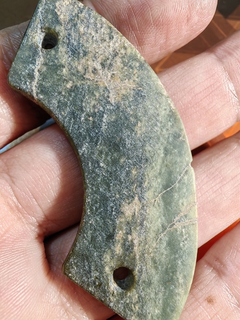 古玩玉器地方玉雕“素紋璜”真品鑒賞圖