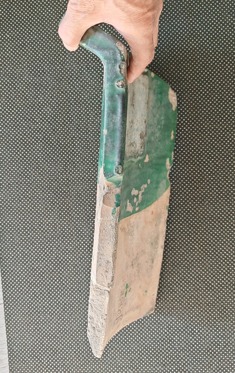 古玩陶瓷綠釉印花龍紋瓦當真品鑒賞圖