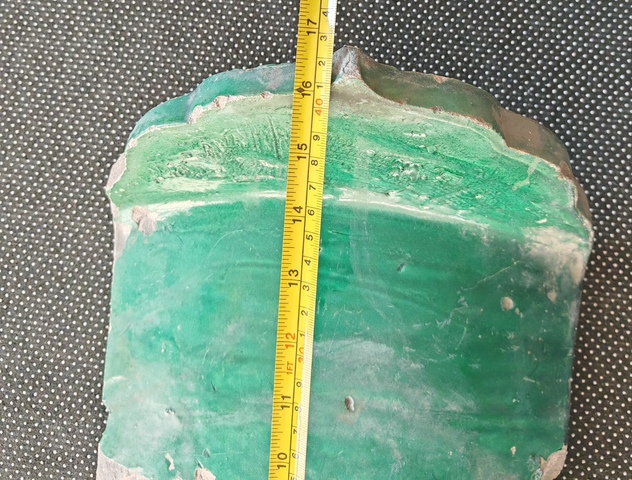 古玩陶瓷綠釉印花龍紋瓦當真品鑒賞圖