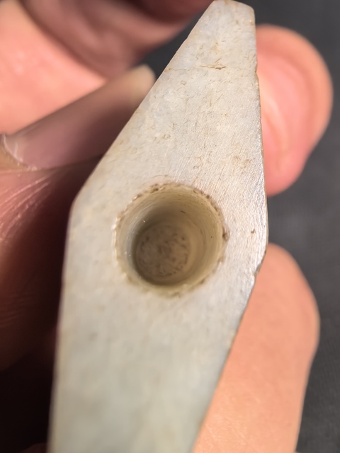 古玩玉器做舊仿古“玉劍珌”真品鑒賞圖