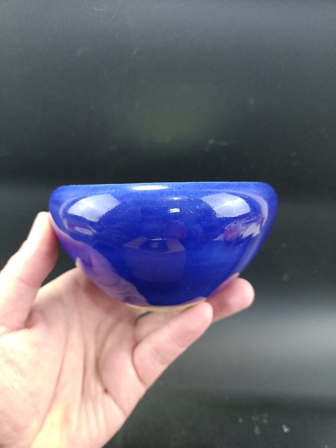 古玩陶瓷【清代】霽藍釉香爐【頂級寶石藍釉】【傳世佳品】拍賣，當前價格0元