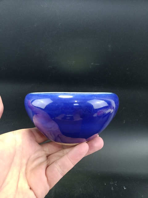 古玩陶瓷【清代】霽藍釉香爐【頂級寶石藍釉】【傳世佳品】拍賣，當前價格0元