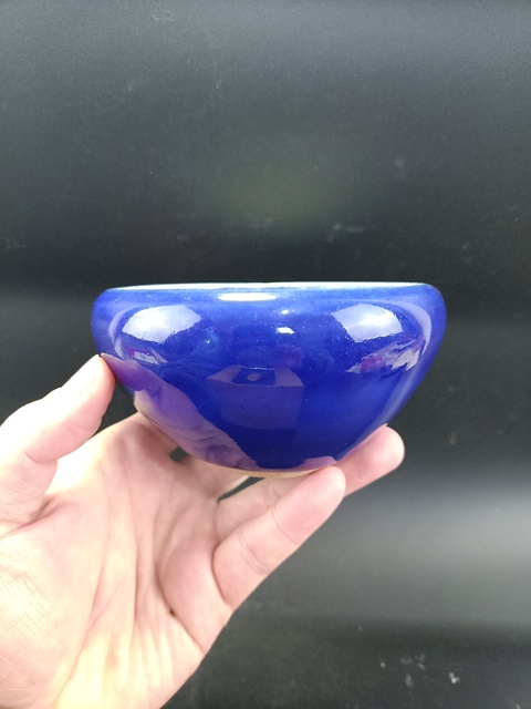 古玩陶瓷【清代】霽藍釉香爐【頂級寶石藍釉】【傳世佳品】拍賣，當前價格0元