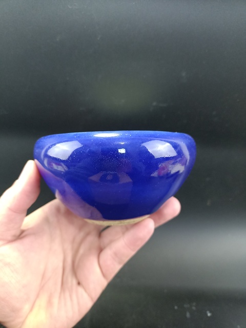 古玩陶瓷【清代】霽藍釉香爐【頂級寶石藍釉】【傳世佳品】拍賣，當前價格0元