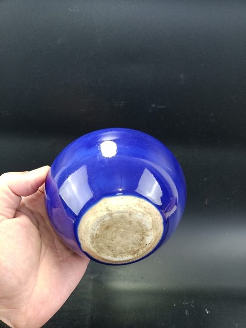 古玩陶瓷【清代】霽藍釉香爐【頂級寶石藍釉】【傳世佳品】拍賣，當前價格0元