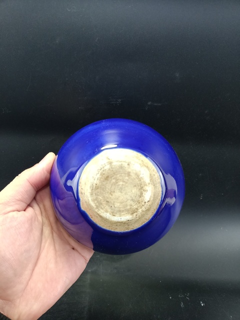 古玩陶瓷【清代】霽藍釉香爐【頂級寶石藍釉】【傳世佳品】拍賣，當前價格0元