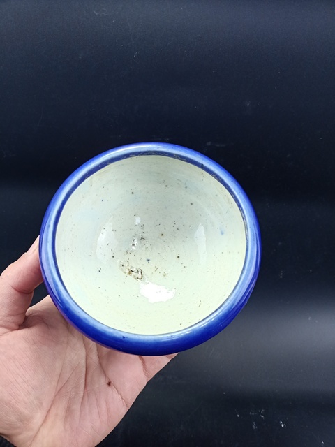 古玩陶瓷【清代】霽藍釉香爐【頂級寶石藍釉】【傳世佳品】拍賣，當前價格0元