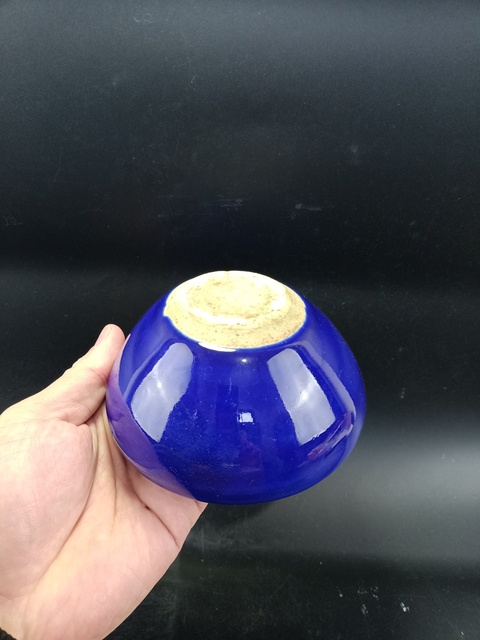 古玩陶瓷【清代】霽藍釉香爐【頂級寶石藍釉】【傳世佳品】拍賣，當前價格0元