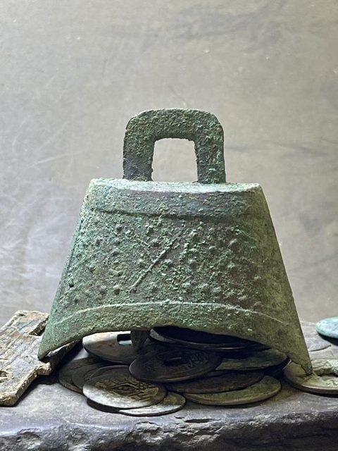 古玩銅器漢代·鈴鐺??真品鑒賞圖