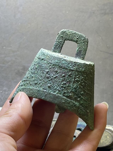 古玩銅器漢代·鈴鐺??真品鑒賞圖