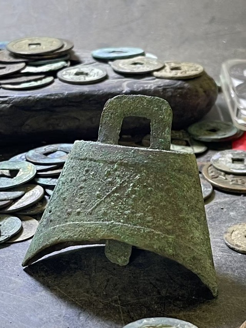 古玩銅器漢代·鈴鐺??真品鑒賞圖
