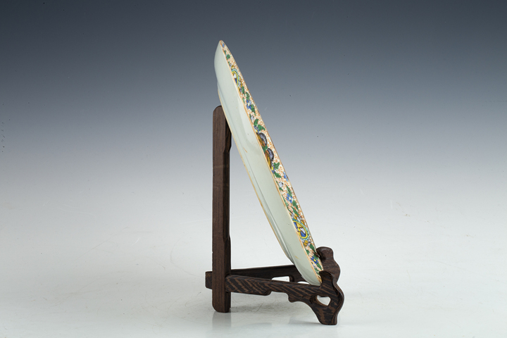 古玩陶瓷清咸豐·廣彩人物故事紋盤拍賣，當(dāng)前價(jià)格1440元