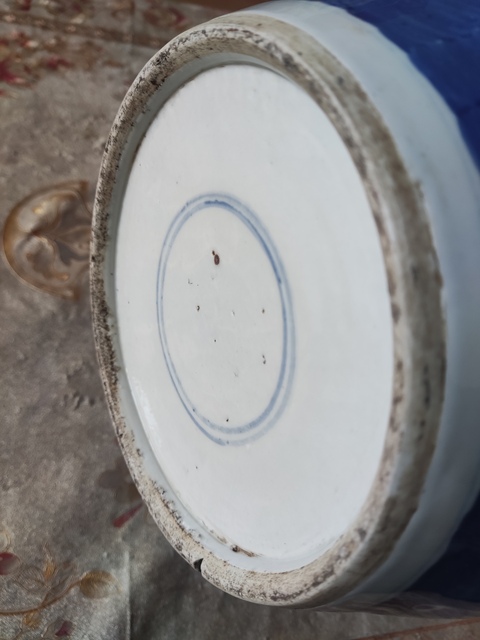 古玩陶瓷青花冰梅罐真品鑒賞圖