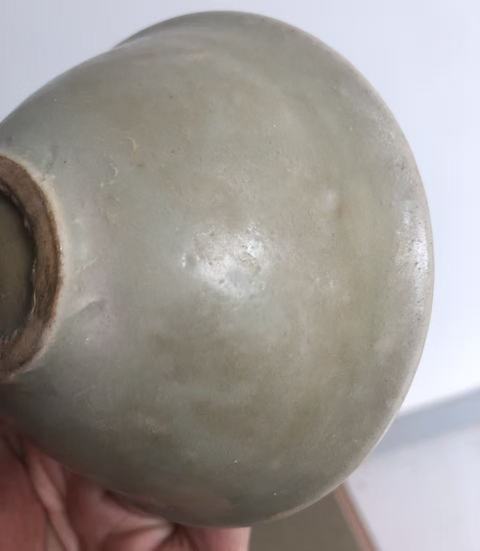 古玩陶瓷耀州窯青釉盞真品鑒賞圖