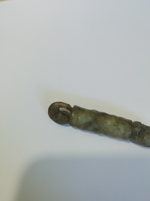 古玩玉器玉龍形飾真品鑒賞圖