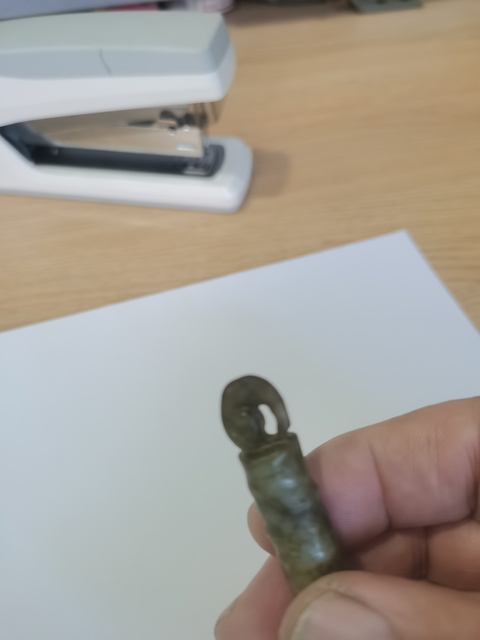 古玩玉器玉龍形飾真品鑒賞圖