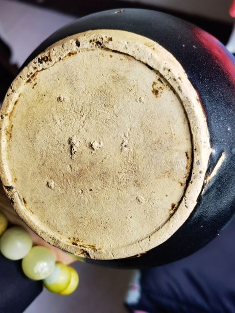 古玩陶瓷磁州窯黑釉茶入真品鑒賞圖