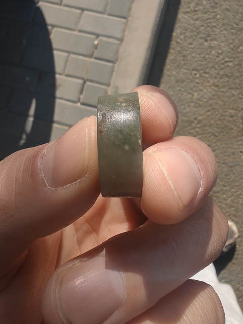 古玩玉器小素壁真品鑒賞圖