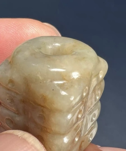 古玩玉器玉琮真品鑒賞圖