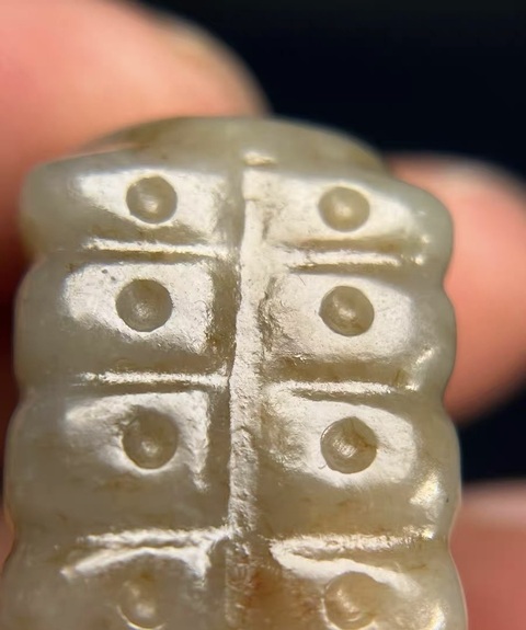 古玩玉器玉琮真品鑒賞圖