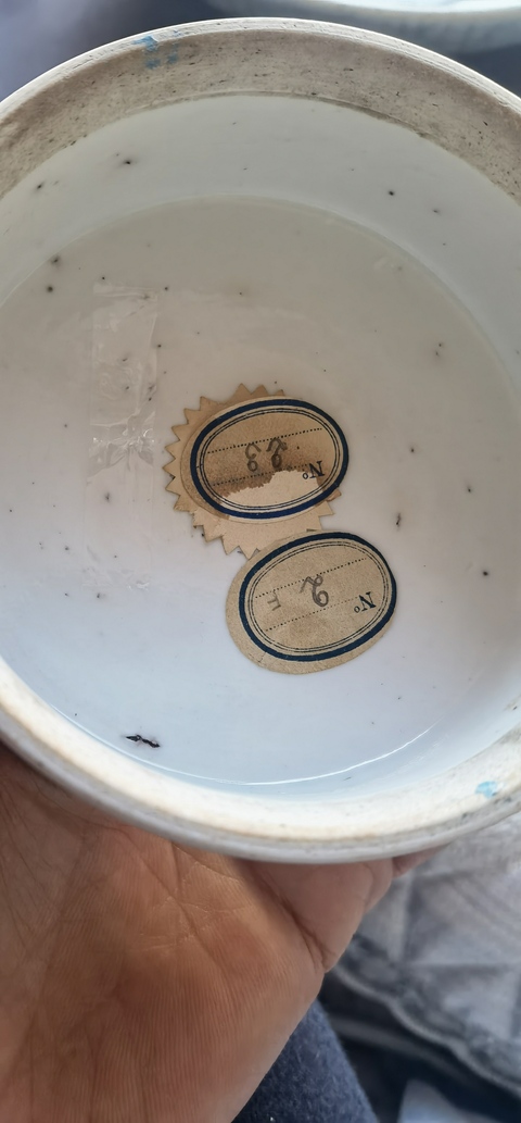 古玩陶瓷五彩龍紋印盒真品鑒賞圖