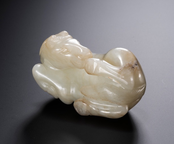 古玩玉器玉滾馬真品鑒賞圖