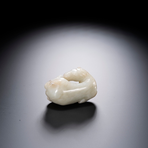 古玩玉器玉滾馬真品鑒賞圖