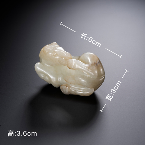 古玩玉器玉滾馬真品鑒賞圖