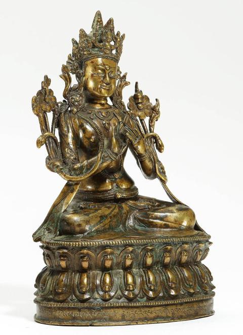 古玩銅器造像真品鑒賞圖