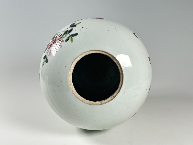 古玩陶瓷清末民初·粉彩博古花卉紋冬瓜罐拍賣，當(dāng)前價格2656元