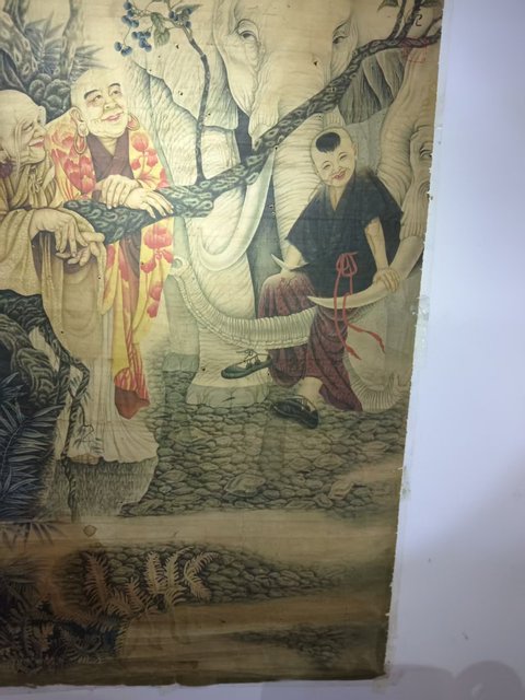 古玩字畫清風明月真品鑒賞圖