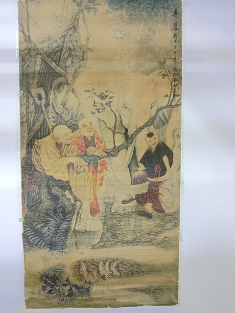 古玩字畫清風明月真品鑒賞圖