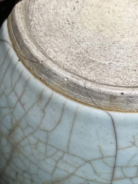 古玩陶瓷仿官釉太白罐真品鑒賞圖