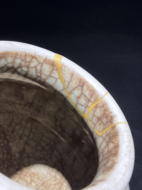 古玩陶瓷仿官釉太白罐真品鑒賞圖