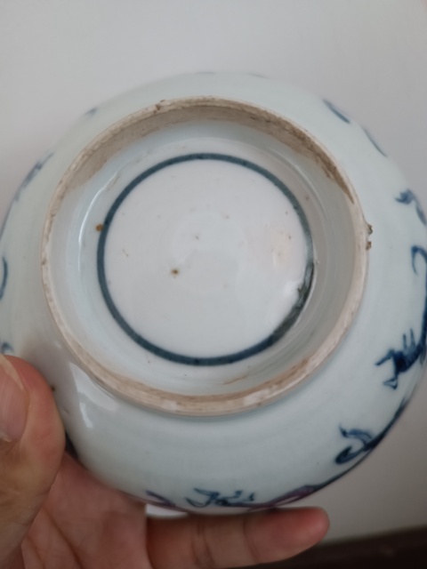 古玩陶瓷青花云龍紋茶碗真品鑒賞圖