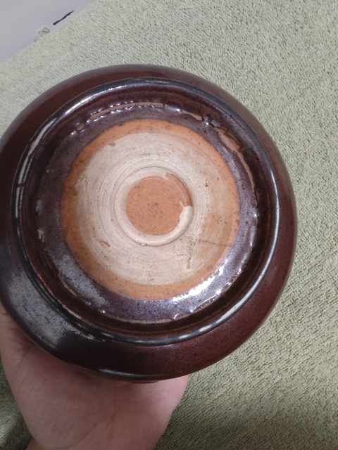 古玩陶瓷鐵銹釉獅耳爐真品鑒賞圖