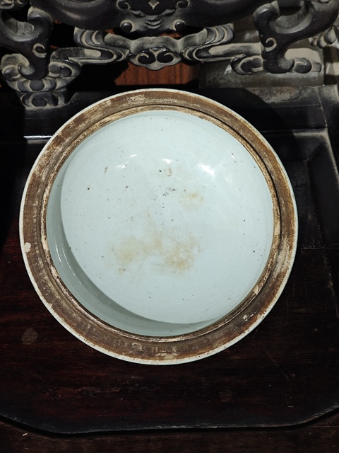 古玩陶瓷青花纏枝花紋四系粥罐真品鑒賞圖