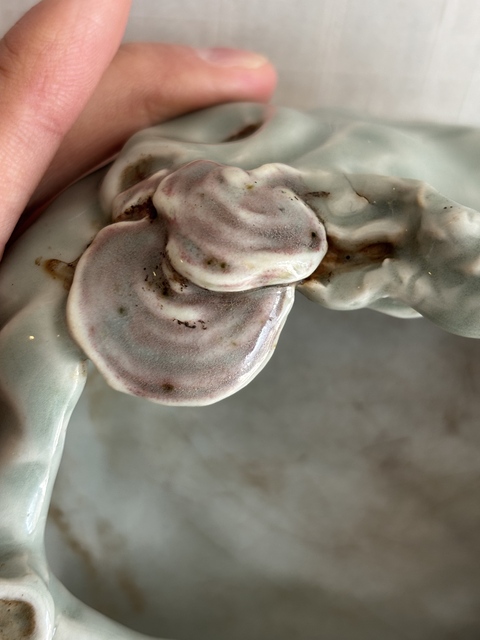 古玩陶瓷如意形三足洗真品鑒賞圖