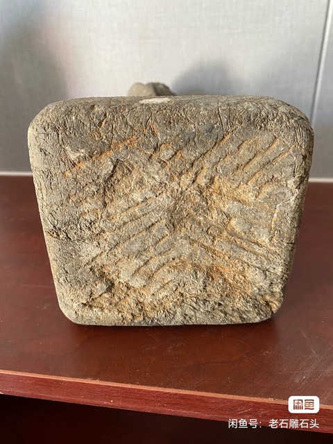 古玩雜項青石獅子真品鑒賞圖