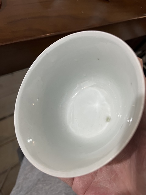 古玩陶瓷青花蓋碗真品鑒賞圖