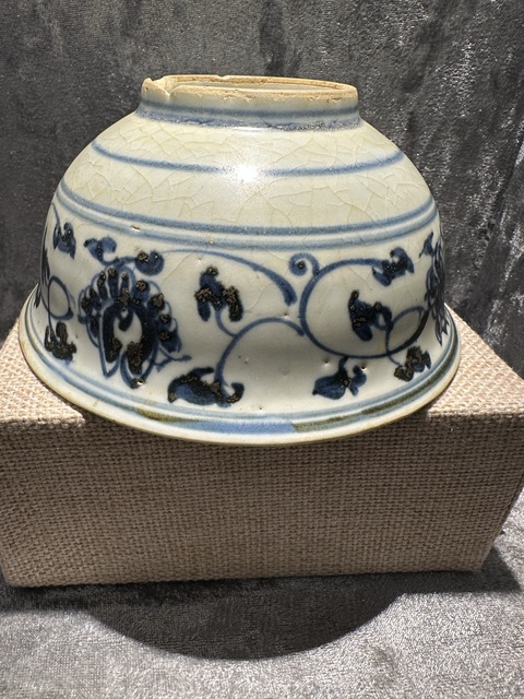 古玩陶瓷宣德青花碗拍賣，當前價格15888元